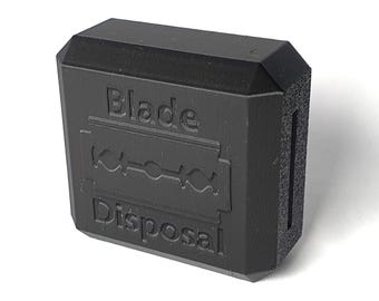 RAZOR BLADE DISPOSAL Bank - Etsy