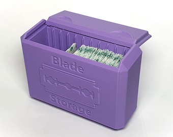 Opbergdoos voor mesjes - DE-etui voor scheermesjes