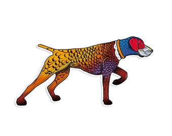 German Shorthaired Pointer Pheasant Sticker