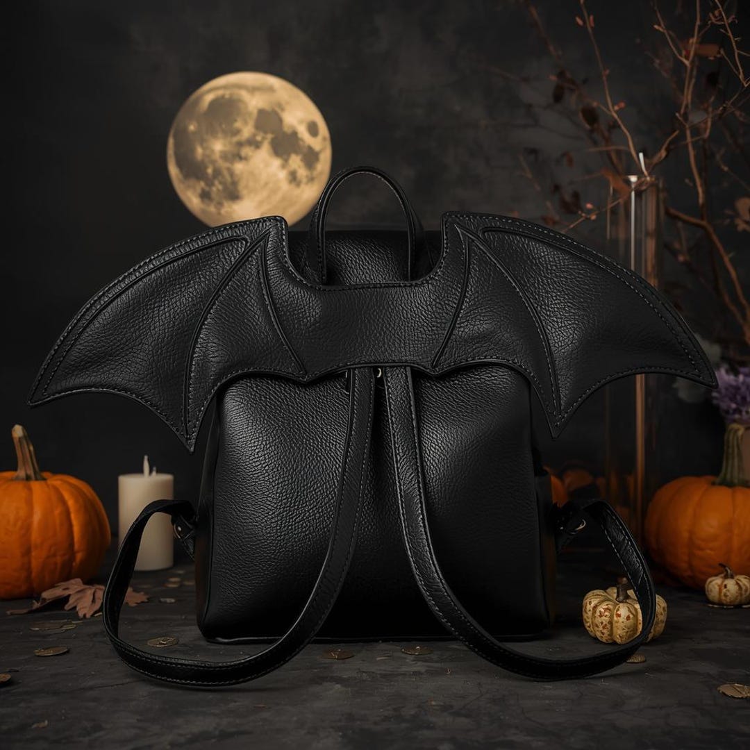 Handmade Cowhide Leather Bat Wings Backpack - Gothic Cosplay Bag - Etsy UK