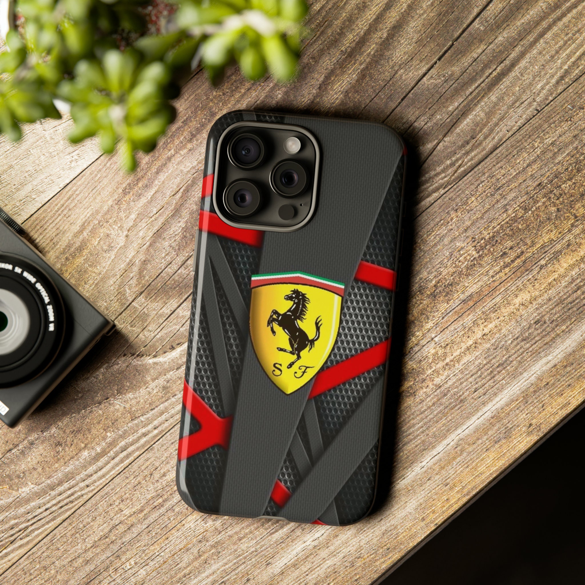 Case Protector Ferrari para iPhone 12 Pro MAX - azul navy - FASHIONCEL