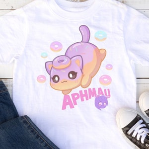 Aphmau kids shirts, aphmau, aphmau cat shirts, aphmau party, aphmau birthday, aphmau cake toppers, girly aphmau shirts, cute aphmau shirts
