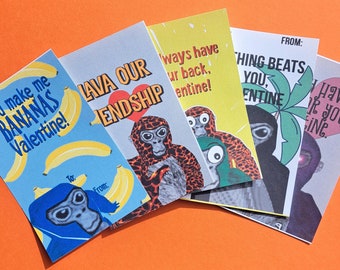 Gorilla Tag Valentines, Gorilla tag cards, gorilla tag vday cards, monkey tag valentines, gorilla tag, gorilla tag shirt, gorilla tag invite