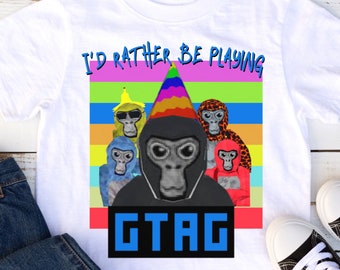 Gorilla tag shirt, gorilla tag, kid gorilla tag shirt, monkey tag shirt, gorilla tag party, gorilla tag birthday, gorilla tag party supplies