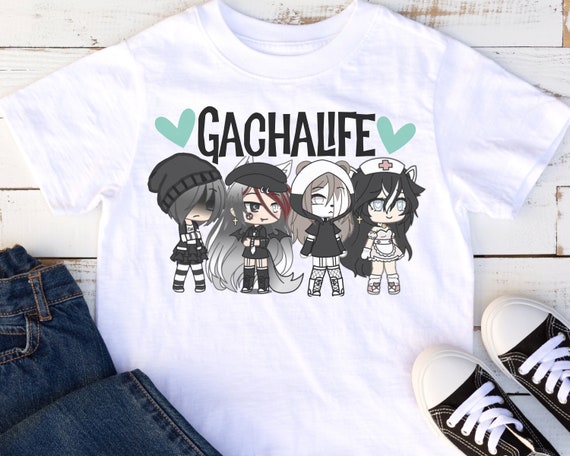 Gachalife Shirts, Goth Gachalife Shirt, Emo Gachalife Shirts