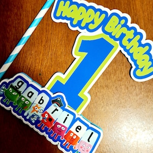 Numberblocks smash cake, numberblocks cake toppers, alphablocks cake toppers, alphablock party, numberblocks party, alphablocks birthday,