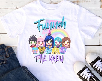 Funneh shirt, Its Funneh, funny krew shirt, Funneh Birthday, Funneh cake topper, funneh boys shirt, Funneh krew bears, Funneh party supplies