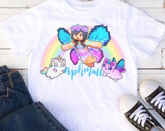 Aphmau, girly aphmau shirts, aphmau fairy, cute aphmau shirts, aphmau birthday, aphmau party, aphmau cakes, aphmau bday shirt, aphmau girls