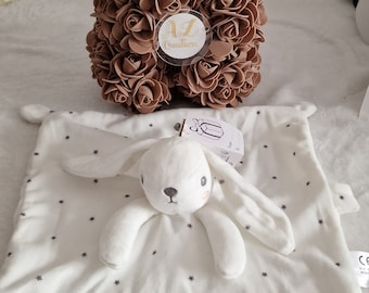 Doudou lapin  personnalisé