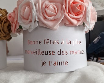 Pot de fleur fête des mamie