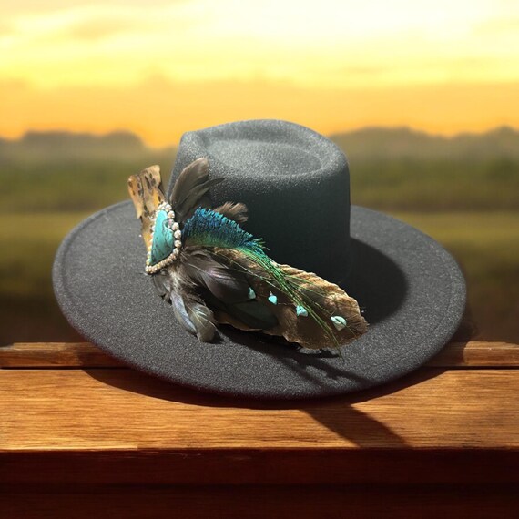 Love is Turquoise Hat Fascinator - Etsy display picture 1