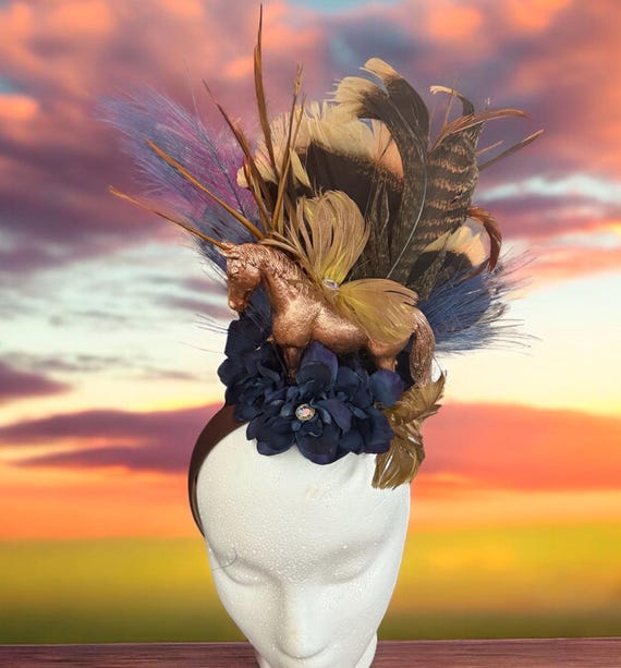 Off to the Races Derby Headband - Etsy display picture 3
