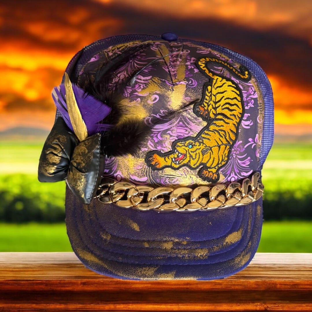 Tibetan Tiger Trucker Hat - Etsy