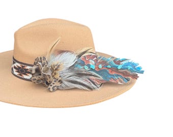 Cowgirls and Indians Hat Fascinator