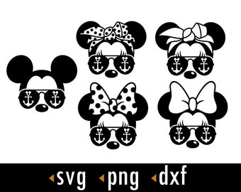 Mouse Cruise SVG, Cruise Svg, Family trip Svg, Png, dxf, Cut files for Cricut and Silhouette, instant download, COD034