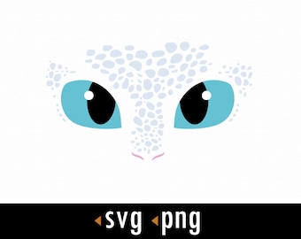 White Dragon Svg, Dragon Eyes Svg, Baby Dragon, Cute Dragon Svg, instant download, COD157