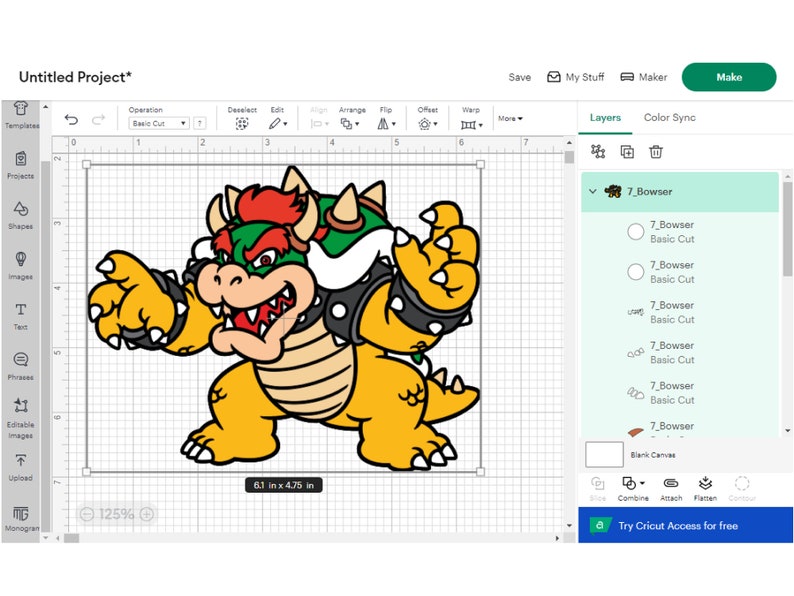 King Svg, Koopa Svg, Peaches Svg, Characters SVG, Cut Files for Cricut, Svg, Png, Instant