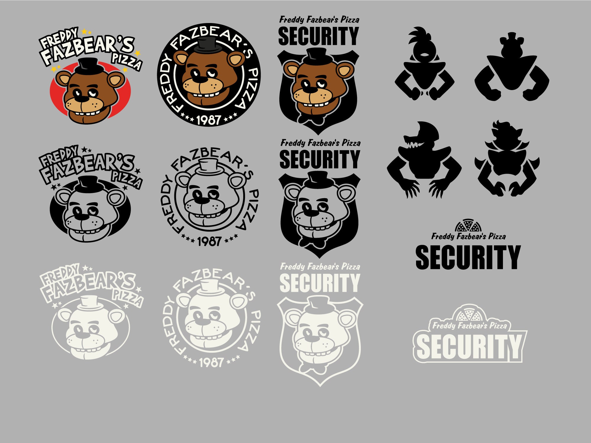 Five Nights at Freddy's Fredbear's Family Diner Security Badge Sticker for  Sale by pinjann