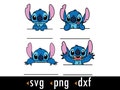Stitch Svg, Stitch Custom SVG, Cut files for Cricut and Silhouette, Svg, png, instant download, COD095