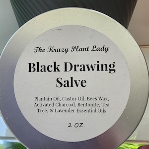 Black Drawing Salve 2oz