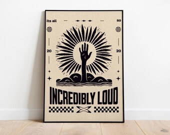 Glass Animals 'Incredibly Loud' Poster: Dreamland Album Art Print