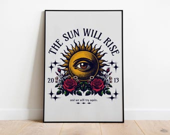 Twenty One Pilots "Truce" Poster: Sun & Roses Art Print
