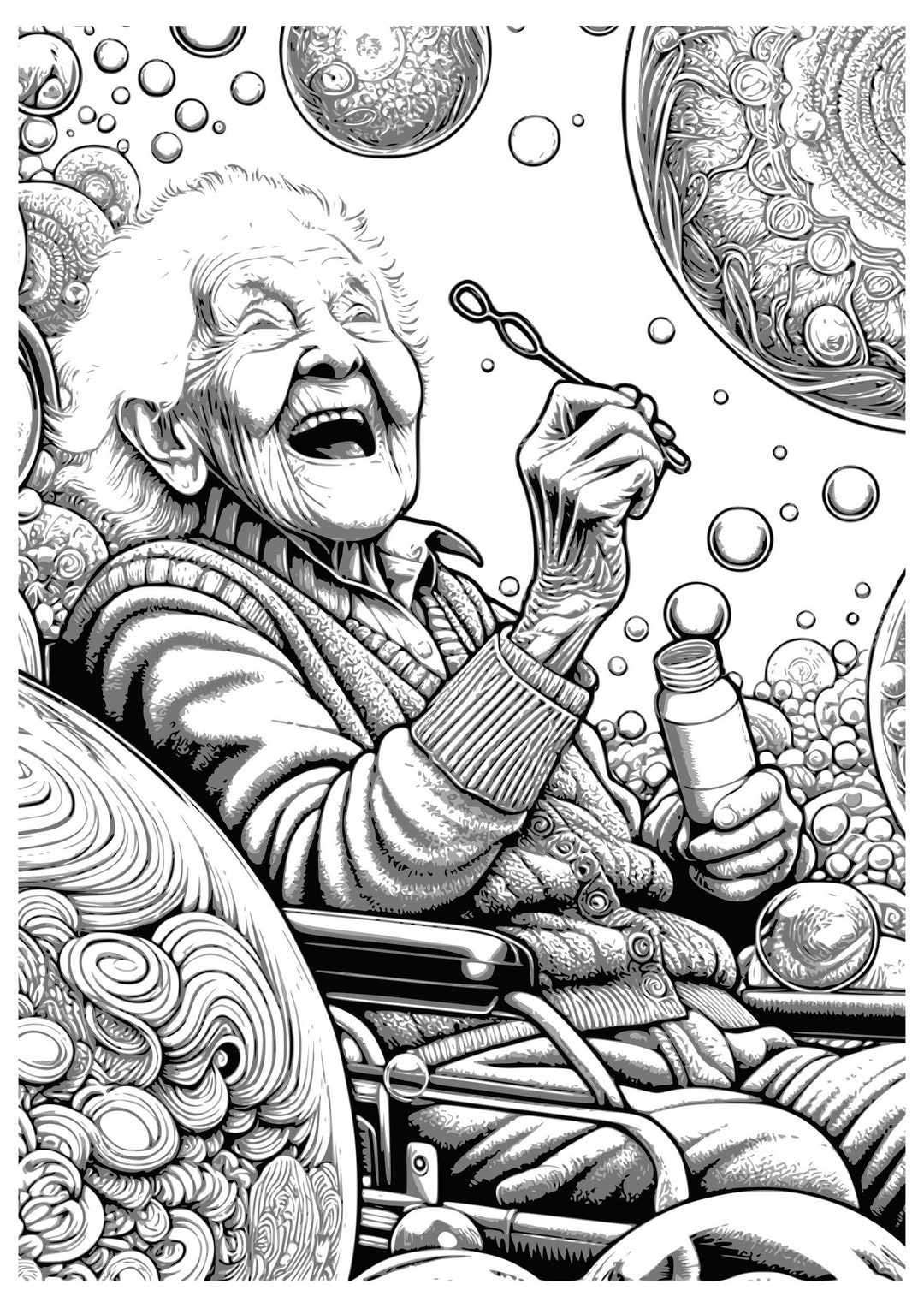 Positive Coloring Pages, elders Are Awesome, 31 Highly Creative