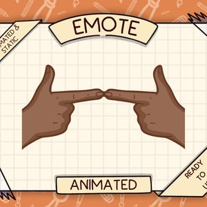 Animiertes Emote, UwU emote, zuckendes emote, simpel emote, simple händen emote, uwu finger emote, zwietracht emote, lustiges emote