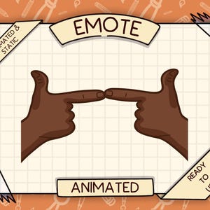 Animiertes Emote, UwU emote, zuckendes emote, simpel emote, simple händen emote, uwu finger emote, zwietracht emote, lustiges emote
