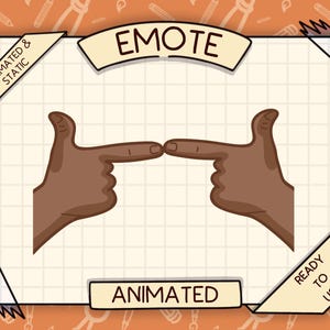 Animiertes Emote, UwU emote, zuckendes emote, simpel emote, simple händen emote, uwu finger emote, zwietracht emote, lustiges emote