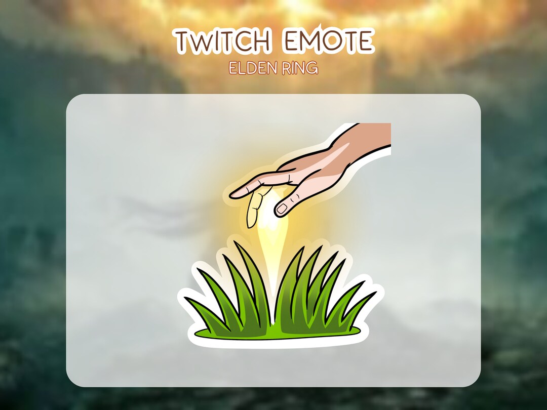 Elden Ring Emotes, Elden Ring Stream Emotes, Elden Ring Touch Grass