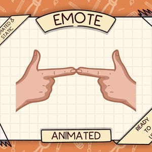 Animiertes Emote, UwU emote, zuckendes emote, simpel emote, simple händen emote, uwu finger emote, zwietracht emote, lustiges emote