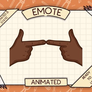 Animiertes Emote, UwU emote, zuckendes emote, simpel emote, simple händen emote, uwu finger emote, zwietracht emote, lustiges emote