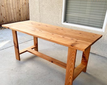 Redwood Outdoor Table