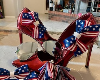 American Flag Bows!