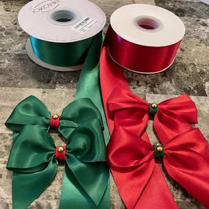 Shoe Bow Clips - Christmas!
