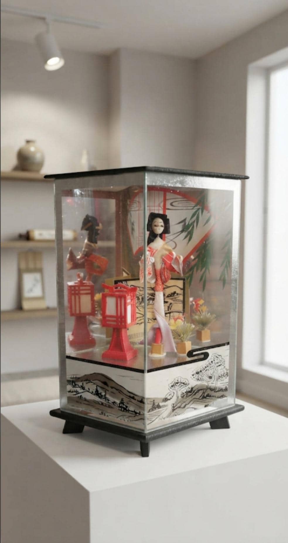 Japanese Doll Display Case - Etsy