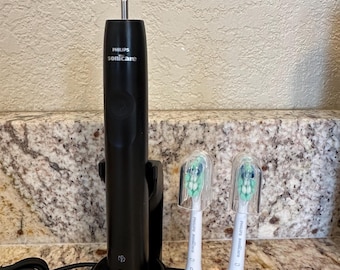 PHILIPS Sonicare 4100 Power Brush + Head Holder for round base/ countertop organizer
