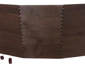 Wooden RPG Game Master Screen. For D&D, Cyberpunk RED, Pathfinder, Call of Cthulhu