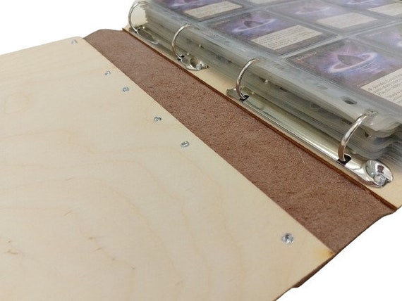 card binder storage Trading Cards Binder, Storage, Wood and Leather making card storage quick and easy. The Ins and Outs of