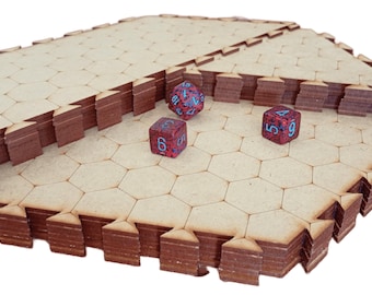 Arasaka Infiniboard - Modular RPG Battle Map | Dungeons and Dragons Mat | Foldable Hex Grid
