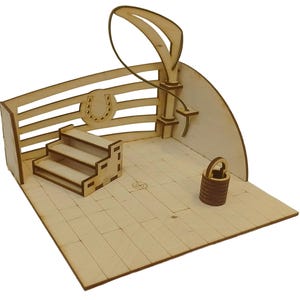 Toy horse Wash Rack. For Schleich, Collecta and similar horse models.