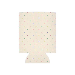 Dot Cake Can Cooler | Fits 12oz Cans, Slim Cans | Summer Pool Lake Beach Wrap image 2