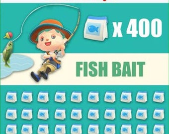 400 FISH BAIT / Nook Mile Tickets / Fast Deliver Cheap!!!