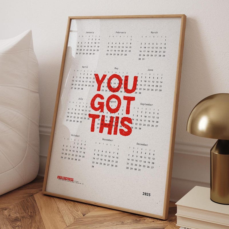 2026 Male Calendar Etsy