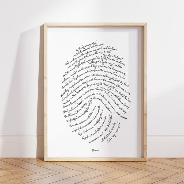 Jesus Fingerprint Poster - Modern Christian Art, Bible Verse Print, Minimalist Bible Verse Wall Poster, Christian Wall Art - Digital File