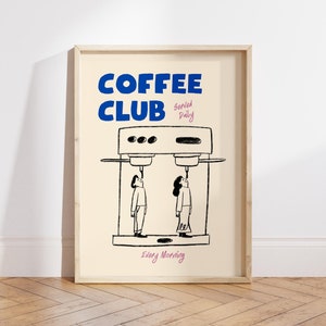 Espresso Poster, Good Morning Coffee Poster, Gifts For Couples, Coffee Station Wall Art, Modern Trendy Kitchen Wall Art - Digital File