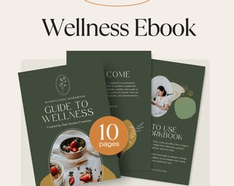 Modello Ebook sul benessere / Coach per la salute mentale / Autoaiuto / EBook sulla cura di sé / Diario del benessere / Modello Ebook / Download istantaneo