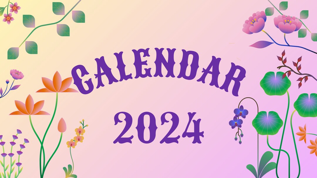 Printable Calendar Printable 2024 Calendar Weekly Calendar Printable