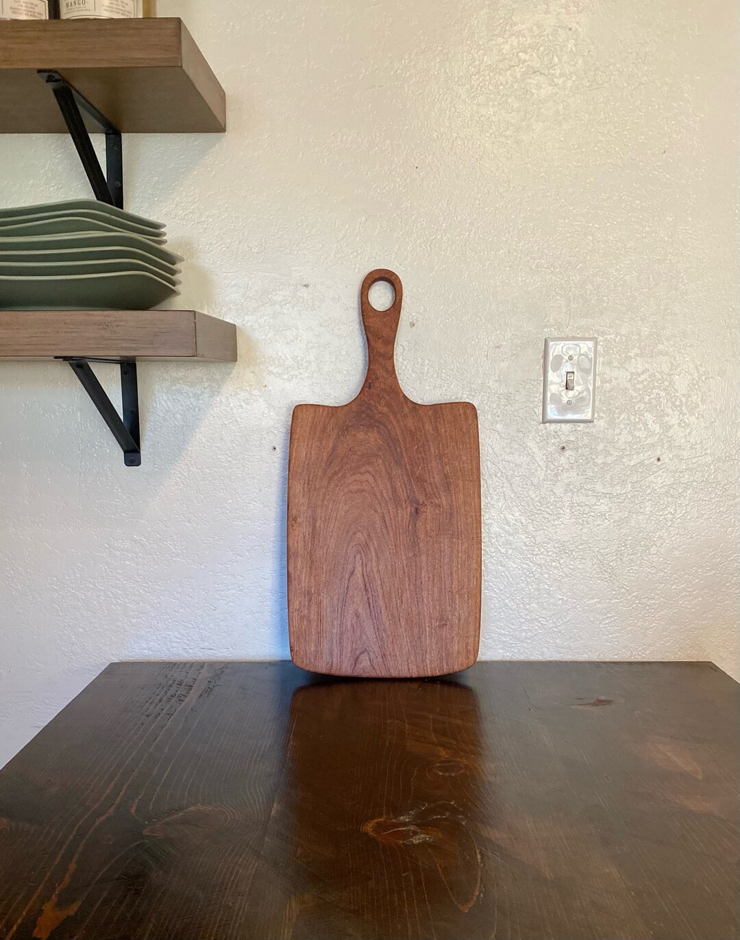 Mesquite Wood Handmade Cheese Board Cutting Board Bread Etsy